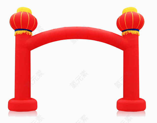 灯笼立柱充气气球拱门