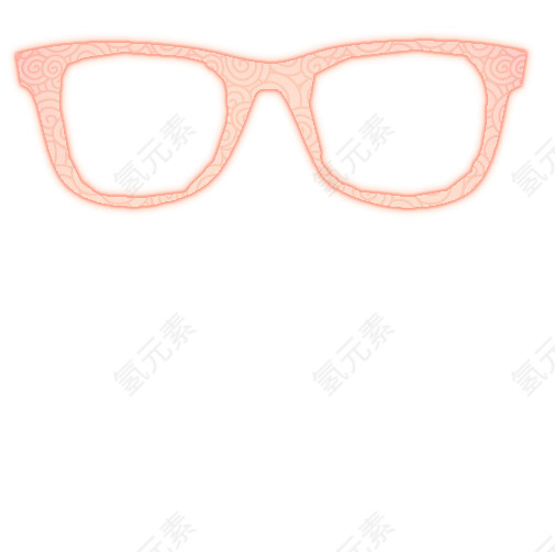 粉框眼镜