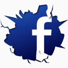 打破裂纹脸谱网FB社会社交媒体sosyal公司里面