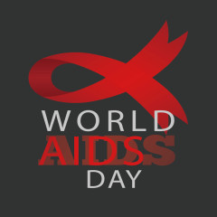艾滋病日标签