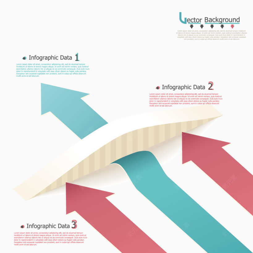 矢量箭头ppt素材下载