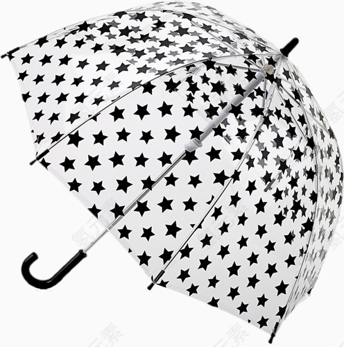 黑点白色伞