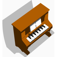 棕色钢琴