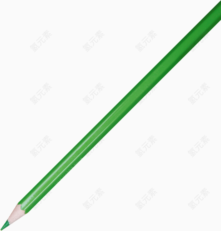 绿色清新铅笔