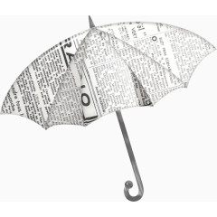 报纸创意雨伞