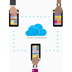 矢量云计算图