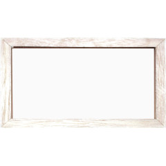 白色木质方框
