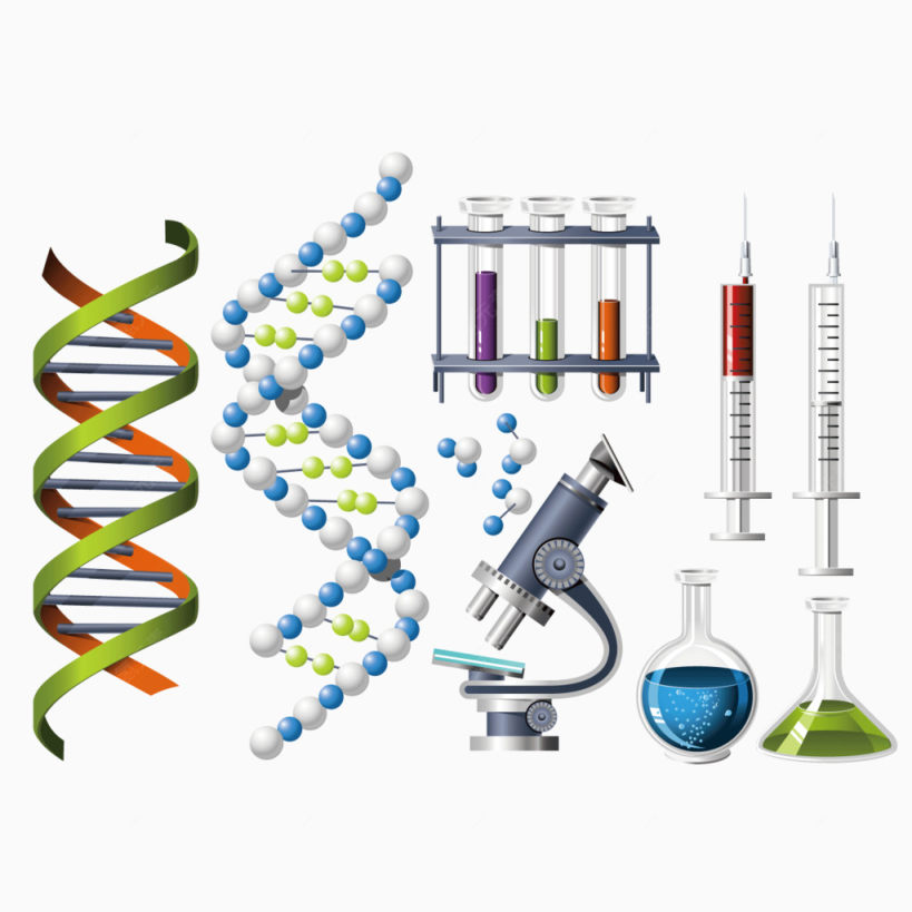 卡通化学元素与医疗设备下载