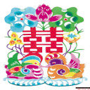 中国年贺新春剪纸图标