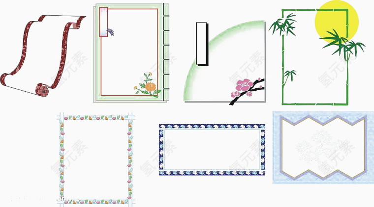 边框图案