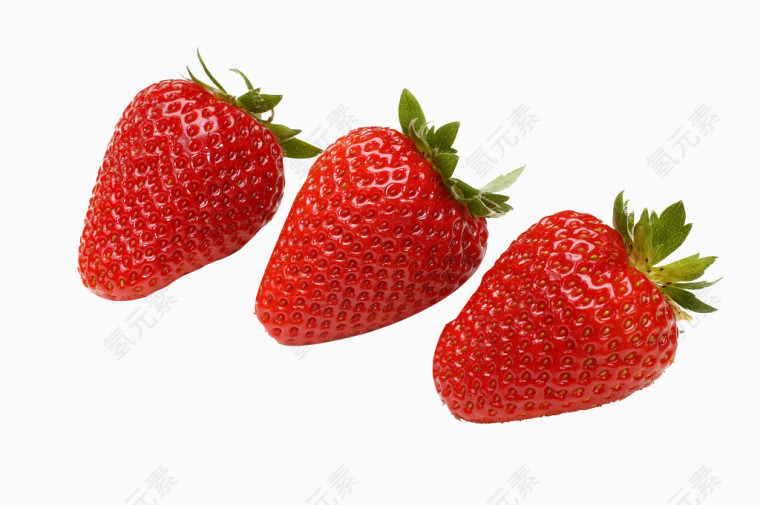 三只草莓