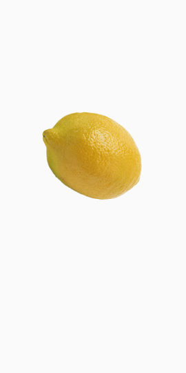 黄色柠檬表面