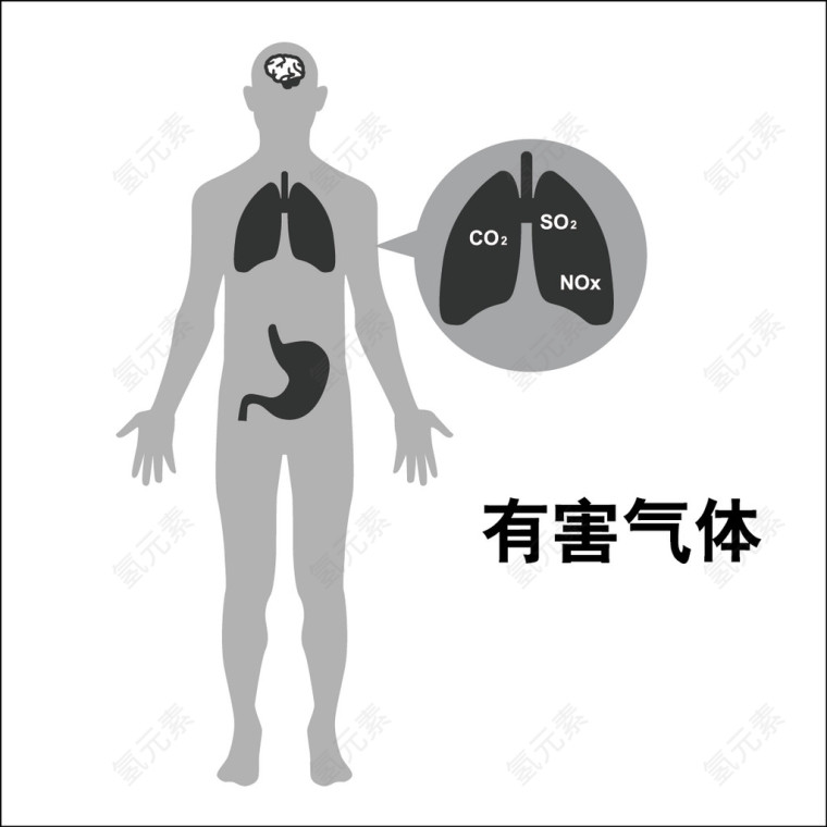 空气污染吸入