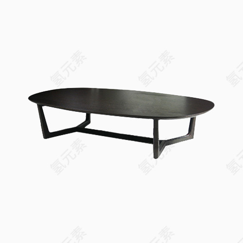 简单质感黑色桌子