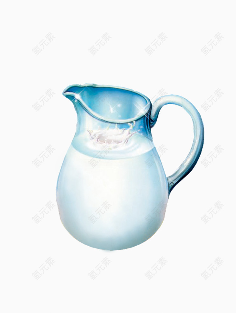 玻璃牛奶壶