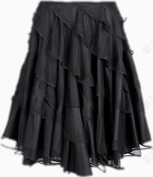 黑皮半身裙