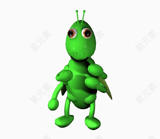 深绿色的螳螂