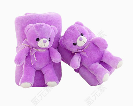 粉紫玩具熊