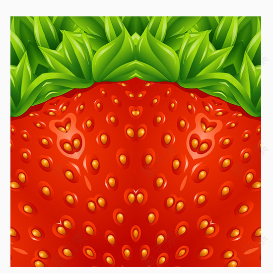 显微镜下的草莓