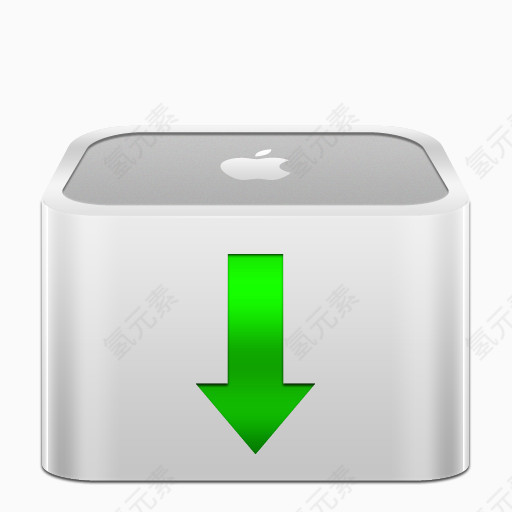 灰色苹果电脑图标下载