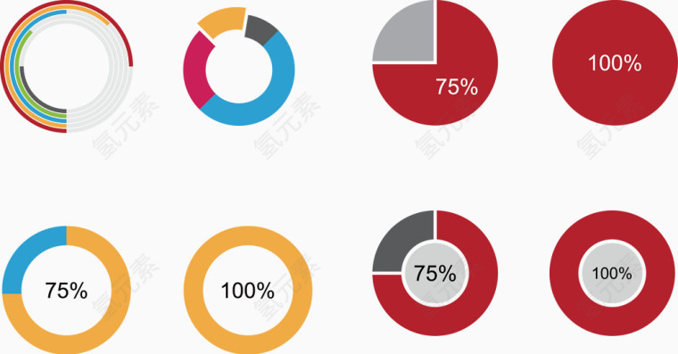 环形图形矢量图
