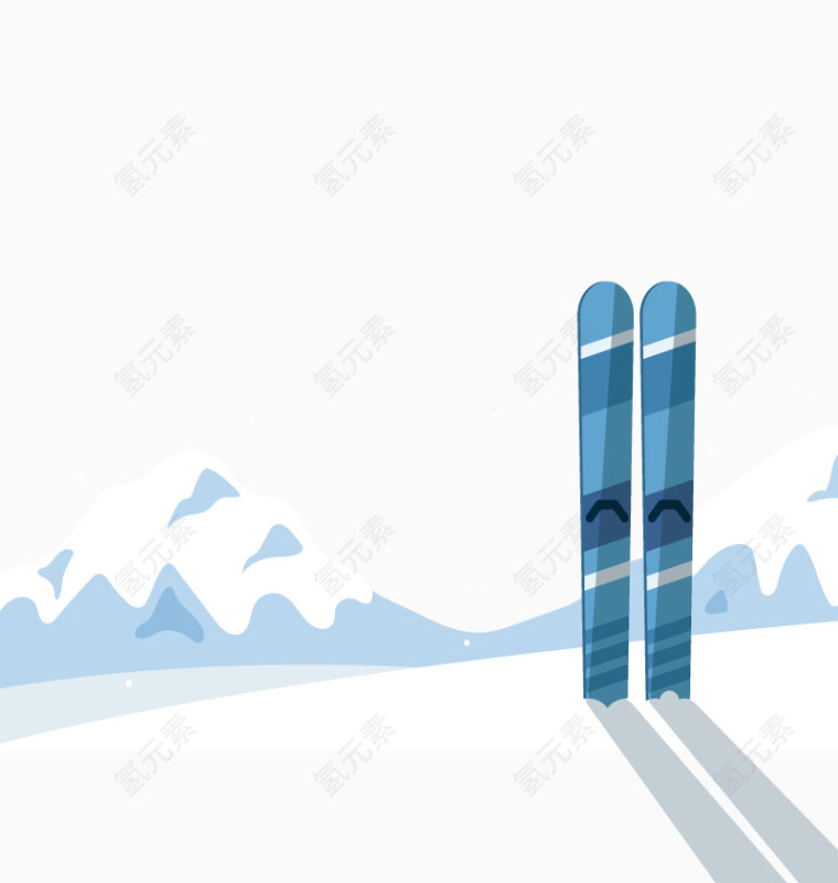 矢量去滑雪