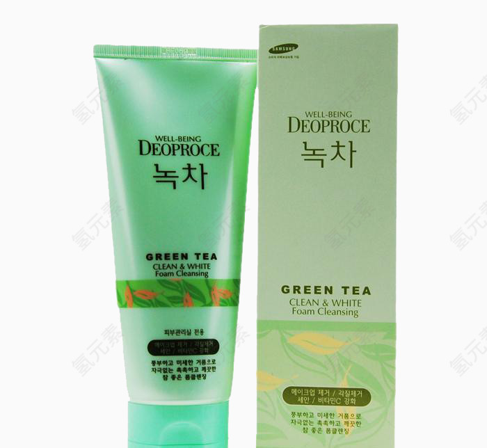 韩国绿茶洁面乳