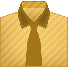 折叠黄色衬衫