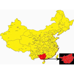 广西省中国位置