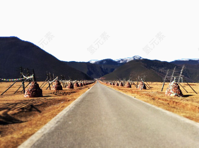 通往西藏的马路