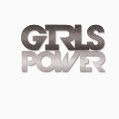 girls power艺术字