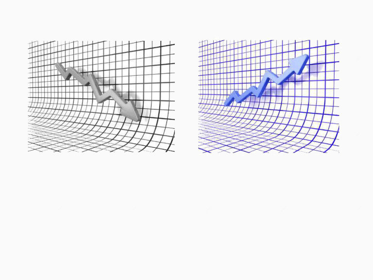 股市走向PPT模板下载