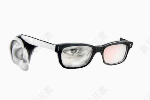 创意假眼镜