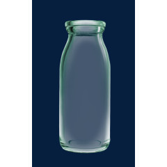 绿色简约玻璃瓶装饰图案