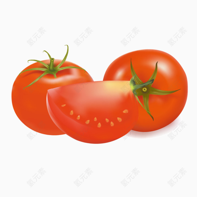 红色番茄图像