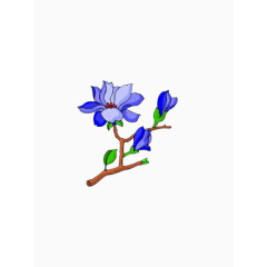 蓝色花儿