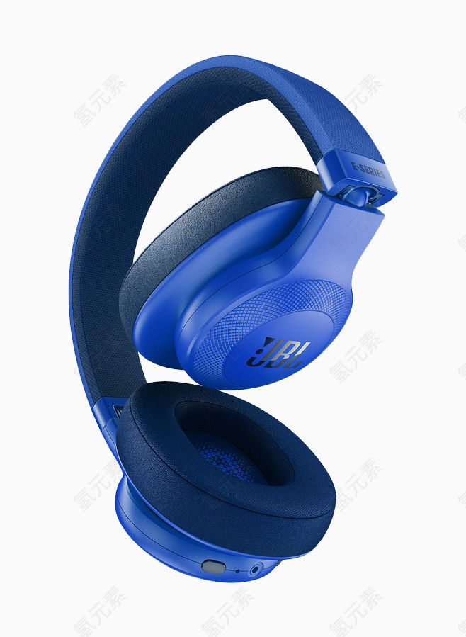 蓝色耳机