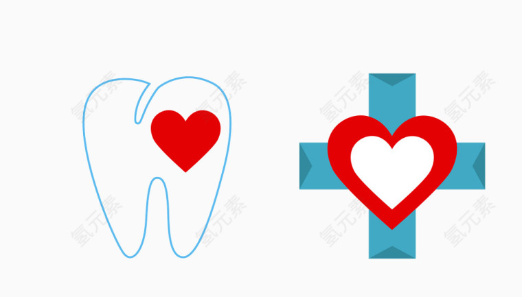 矢量牙医素材