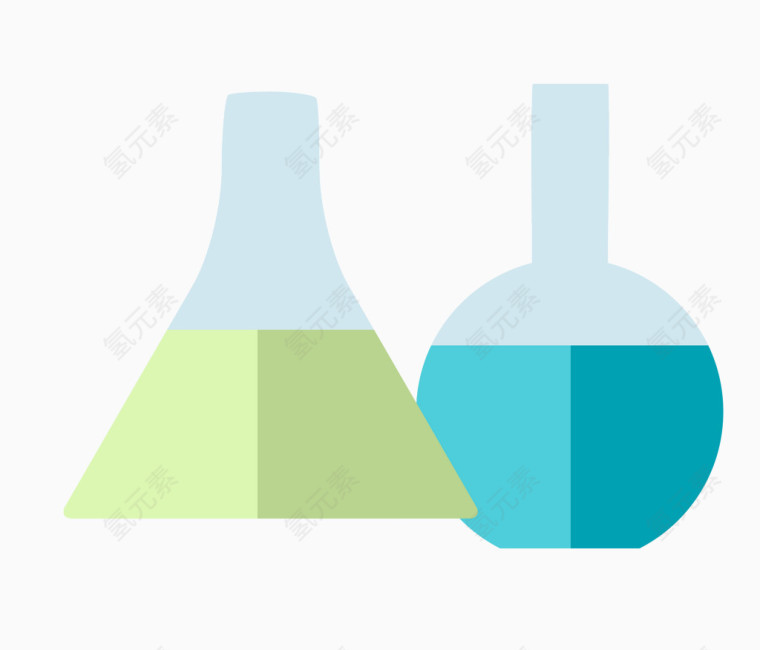 矢量化学试剂素材