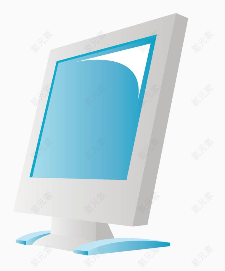 蓝色电脑科技素材