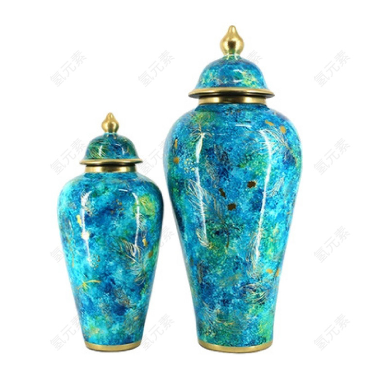 青色陶瓷
