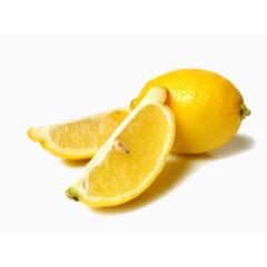 高清切开的柠檬