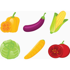 矢量蔬菜插图