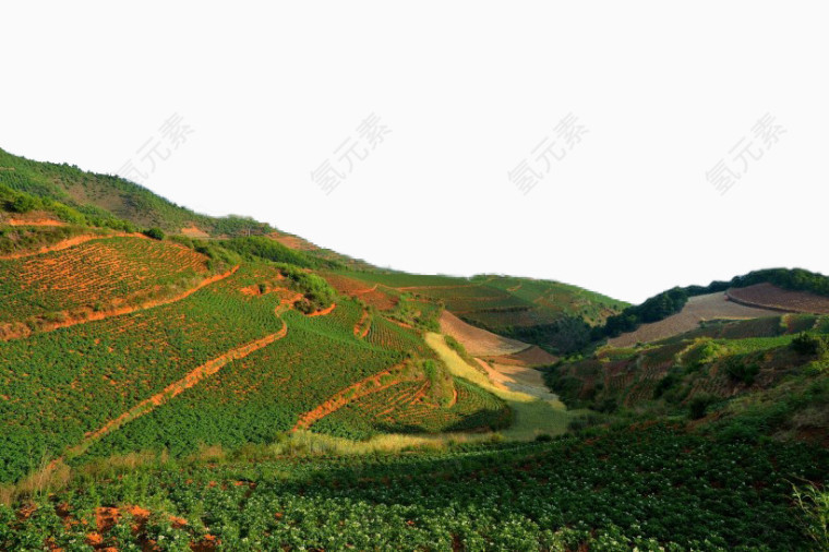 云南东川红土地风景