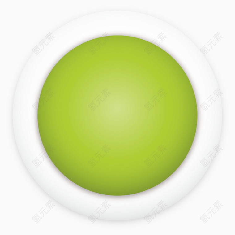 绿色矢量按钮素材