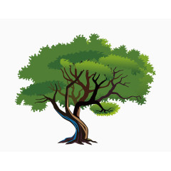 绿色的树木免抠素材免费下载