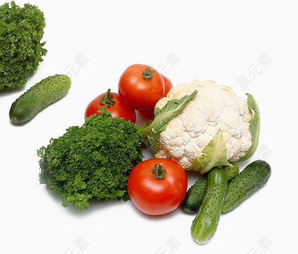 西红柿绿色蔬菜