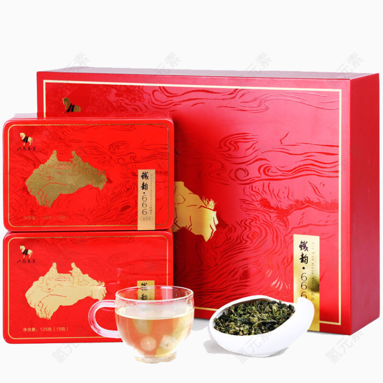 红盒铁盒茶礼盒