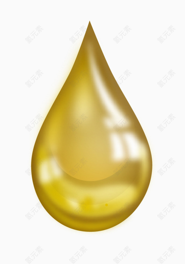 精美黄色油滴