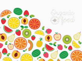 水果背景装饰图案